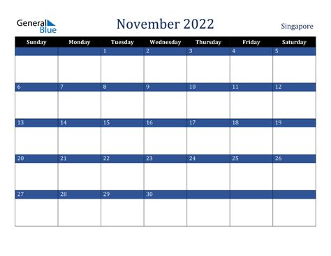 General Blue November 2022 Calendar